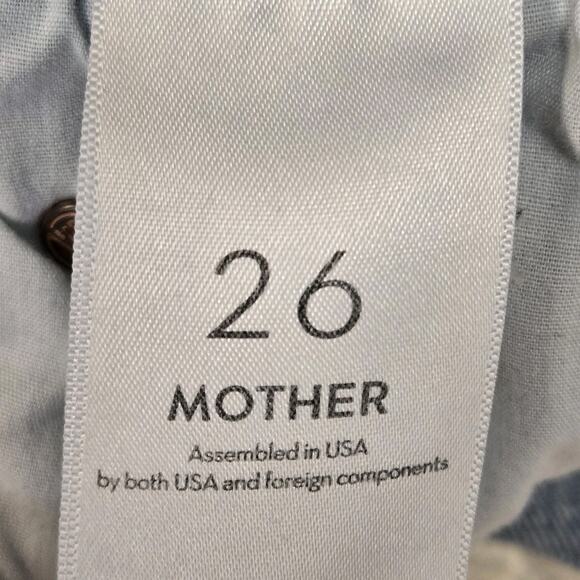 Mother Jeans Womens 26 The Tomcat Ankle Fray From Out Of Town High Rise Straight - Picture 8 of 13